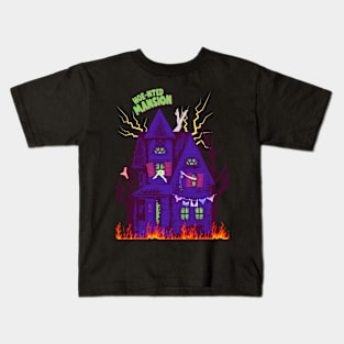 Funny haunted mansion halloween Kids T-Shirt